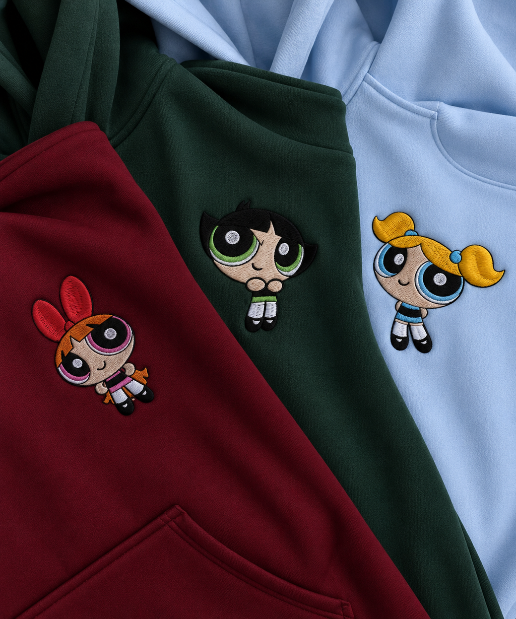 Powerpuff Girls hoodies are now available ✨